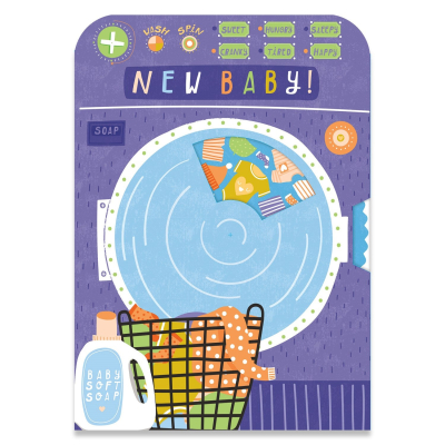 Washing Spinner Card|Peaceable Kingdom