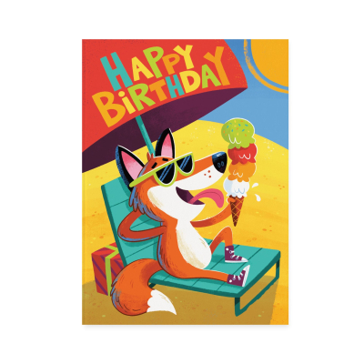 Fox Card|Peaceable Kingdom