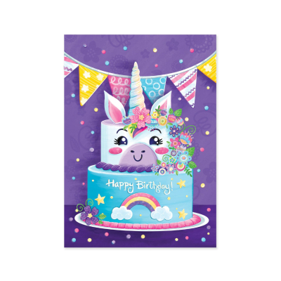 Unicorn Cake Card|Peaceable Kingdom