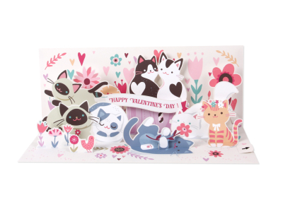 Kittens And Hearts|Up With Paper