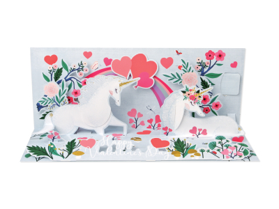 Unicorn Love With Light|Up With Paper