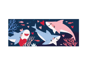 Fintastic Valentine W/ Light|Up With Paper