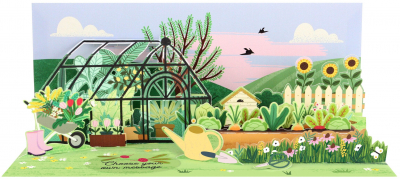 Garden Greenhouse|Up With Paper