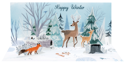 Woodland Winter|Up With Paper