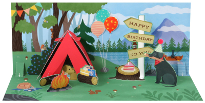 Camping Birthday|Up With Paper