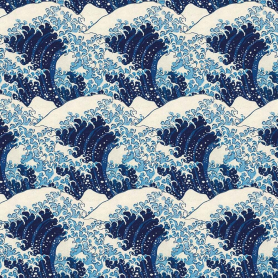 SHEET WRAP The Great Wave|Museums & Galleries