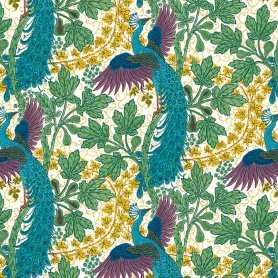 SHEET WRAP Fig And Peacock|Museums & Galleries