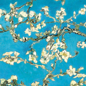 SHEET WRAP Almond Van Gogh|Museums & Galleries