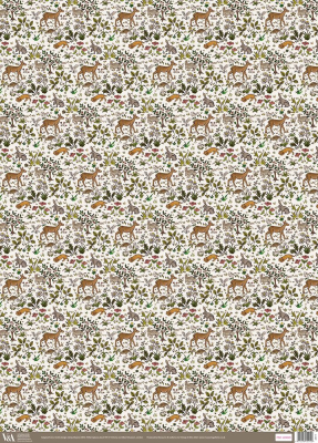 SHEET WRAP Woodland Animals
