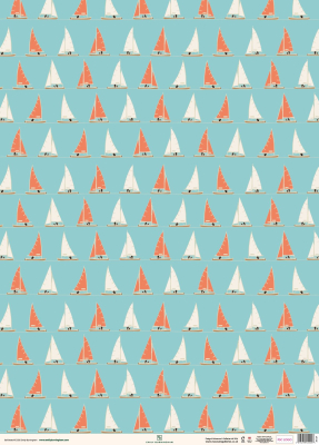SHEET WRAP Sail Boat