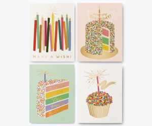 Birthday Candles Keepsake Card Box|Rifle Paper