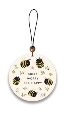 Don't Worry Bee Happy Air Freshener|Studio Oh