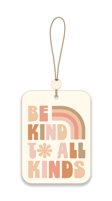 Be Kind to All Kinds Car Air Freshener|Studio Oh
