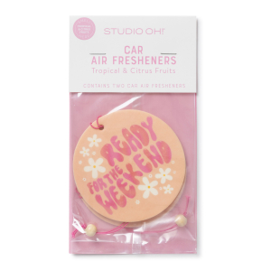 Ready for the Weekend Car Air Freshener|Studio Oh!