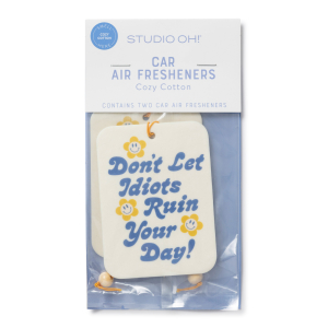 Don't Let It Ruin Your Day Car Air Freshener|Studio Oh!