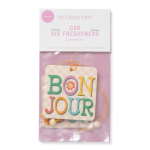 Bonjour Car Air Freshener|Studio Oh!