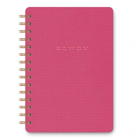 Howdy (Pink Punch) Agatha Notebook|Studio Oh