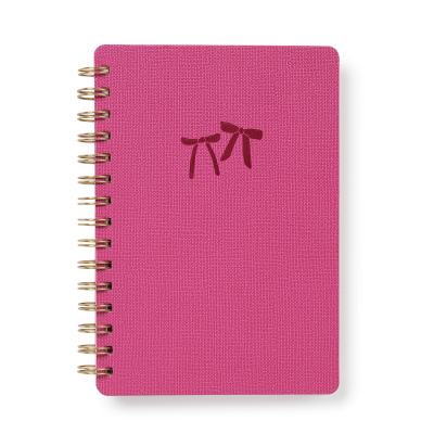 Put a Bow on It (Pink Punch) Agatha Notebook|Studio Oh