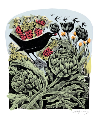 Blackbird And Artichoke