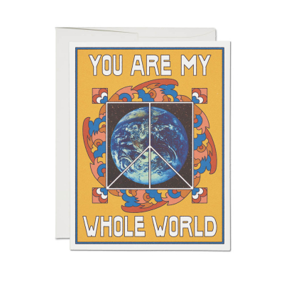 My Whole World Love card|Red Cap Cards