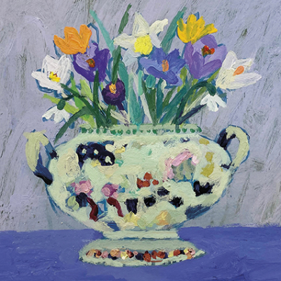 Gold Cream And Violet