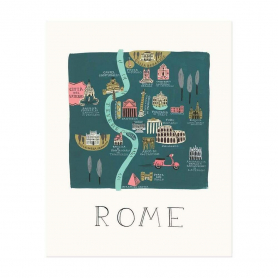 Rome Map Print (11x14)|Rifle Paper