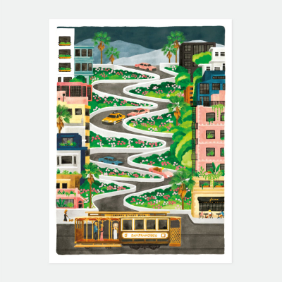 Lombard Street Print Med|All The Ways To Say