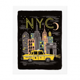 Bon Voyage NYC Art Print (8x10)|Rifle Paper