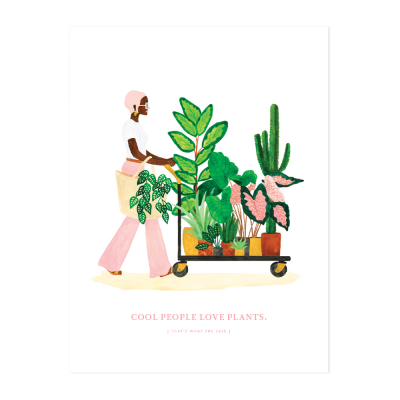Girl Buying Plants Print Med|All The Ways To Say