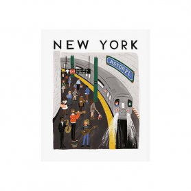 New York World Travler Art Print|Rifle Paper