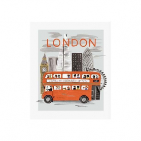 London World Traveler Art Print|Rifle Paper