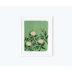 Painted Peonies Emerald Art Print (11x14)|Rifle Paper