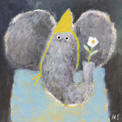 Elephant And The Flower