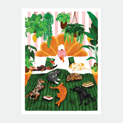 Life With Pets And Plants Print Small|All The Ways To Say