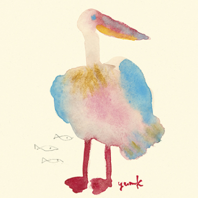 Pelican Wonders Where Autumn Is