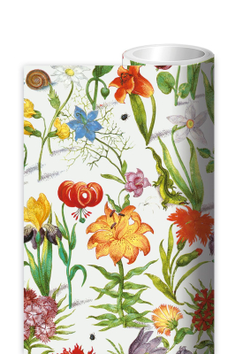 ROLL WRAP Floral Manuscript