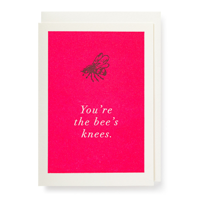 MINI CARD Pink Bees Knees