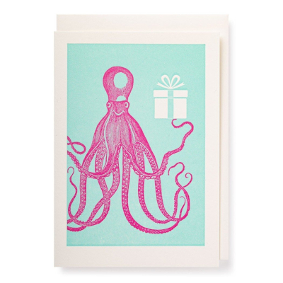 MINI CARD Octopus Present