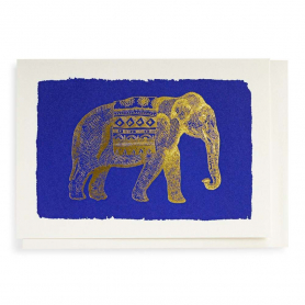 MINI CARD Blue Elephant