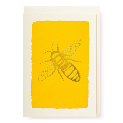 MINI CARD Gold Bee