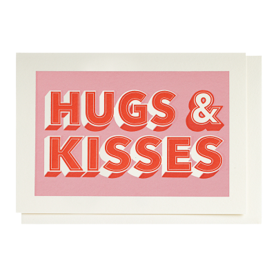 MINI CARD Hugs And Kisses