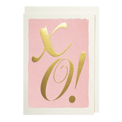 MINI CARD Gold XO