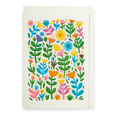 MINI CARD Flower Pattern