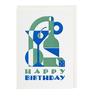 Art Deco Drink Birthday