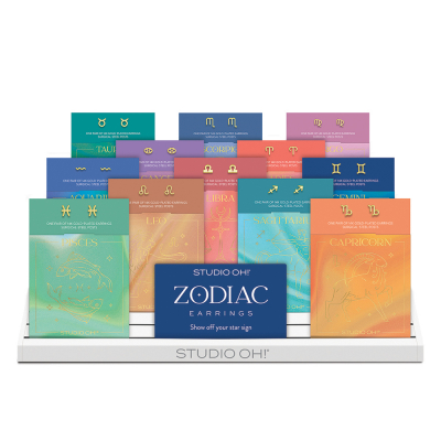 Zodiac Earrings Pre-Pack with Display POS 48