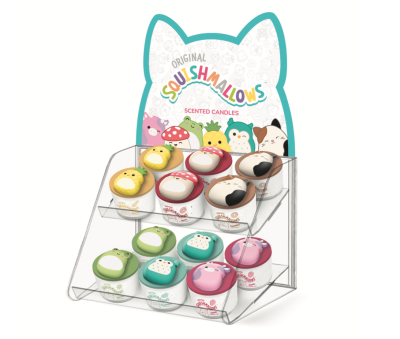 Squishmallows Candle Pre-Pack Asst w/Display (4x6 design)