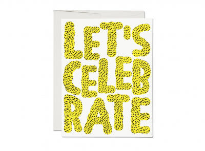 Celebrate Typography|Red Cap Cards