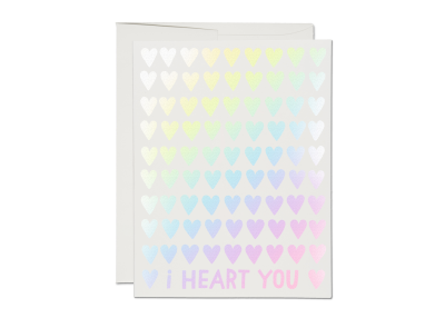 Lots of Hearts Love card
