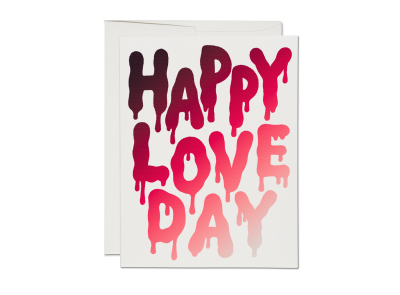 Bloody Valentine card|Red Cap Cards