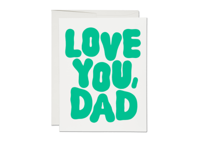 Love You, Dad Father's Day card|Red Cap Cards